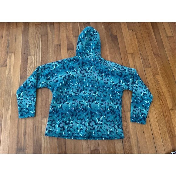 L. L. Bean Youth Fleece 1/2 Zip Pullover Hooded Size L - Picture 5 of 6